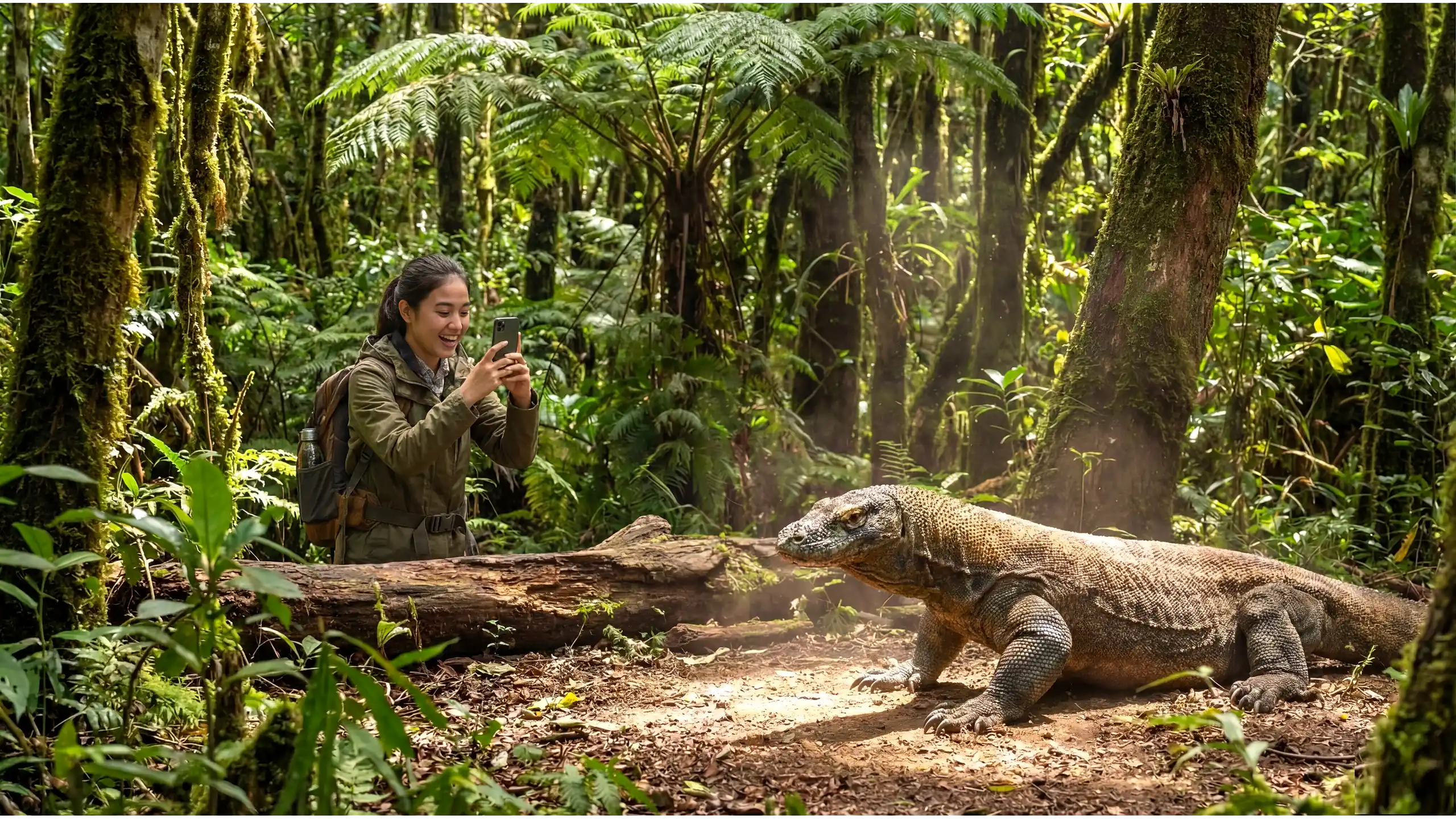 Marchez parmi les derniers dragons de la Terre